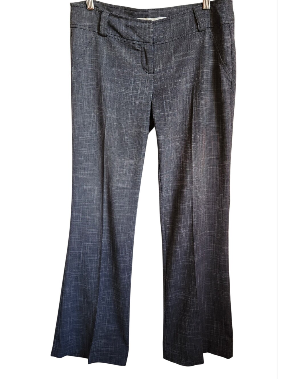 Dynamite dress pants grey linen look weave - 30" inseam Size 5/6 Bootcut